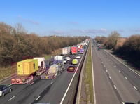 Man, 50s, dies M5 incident involving lorry