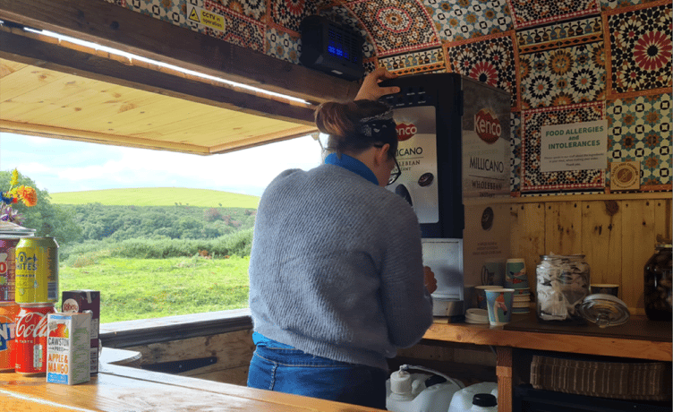 Mobile caterers are being offered licences to trade from some Exmoor car parks. PHOTO: ENPA.