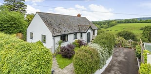 Pretty home overlooking stunning Exmoor hills available for £625,000