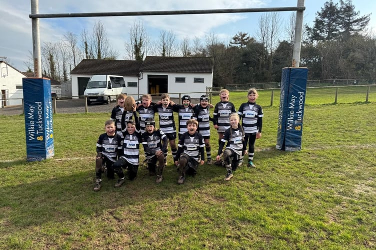 Minehead Under 9s line-up