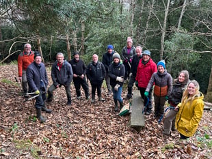 Volunteers help to rediscover historic woodland
