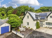 Property with great views and beautiful garden available for £595,000