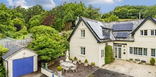Property with great views and beautiful garden available for £595,000
