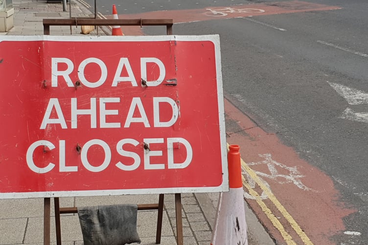 Traffic was unable to cross Wye Bridge owing to a broken down lorry