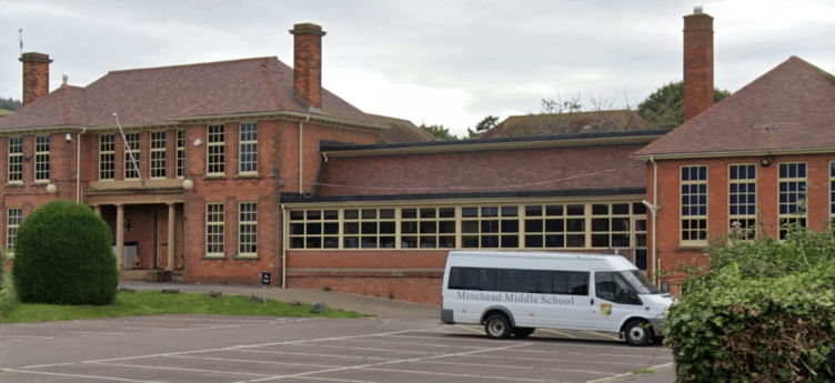 Minehead Middle School, where Beacon Education is based. PHOTO: Google Maps.