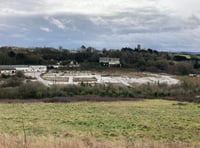 Major fire on derelict paper mill site
