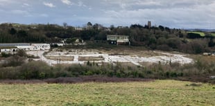 Major fire on derelict paper mill site