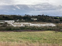 Major fire on derelict paper mill site