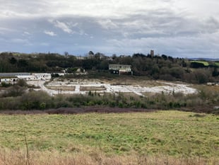 Major fire on derelict paper mill site