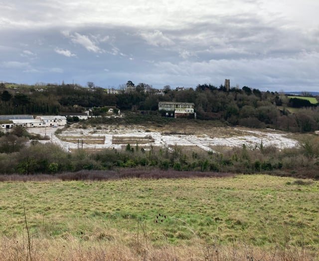 Major fire on derelict paper mill site