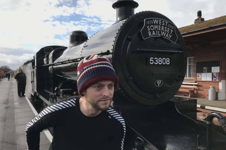 Joe Rogers is running this year's London Marathon to raise funds for the West Somerset Railway Association.