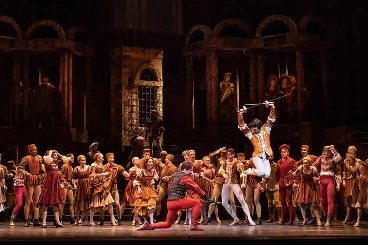 The Royal Ballet's Romeo and Juliet will be screened live from the Royal Opera House to be viewed at the Minehead Regal on March 20