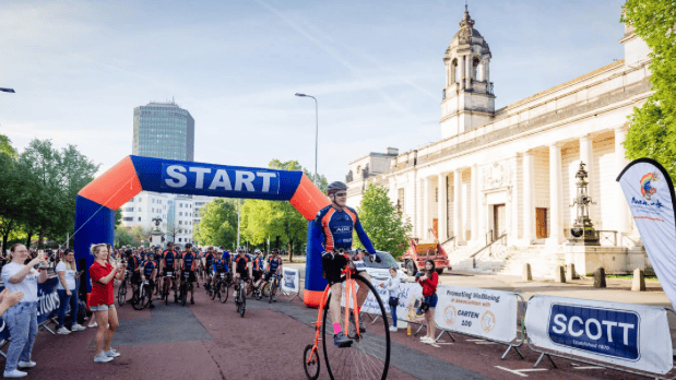 Hinkley C team cycles 100 miles to aid children’s cancer ward