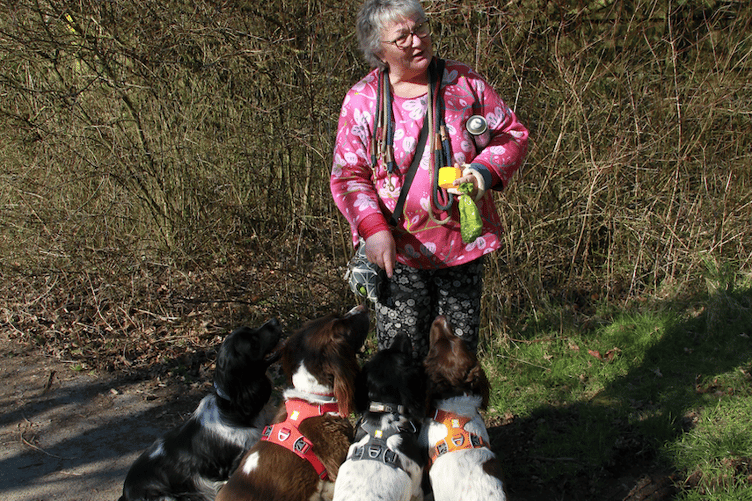 Dulverton dog poo campaigner Alison Brown. PHOTO: George Ody.