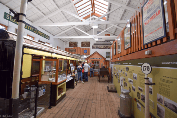 Inside the Gauge Museum on Bishops Lydeard Station. PHOTO: WSRHT.
