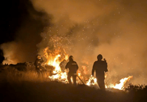 Exmoor common goes up in flames again as suspicions grow of arsonist on loose
