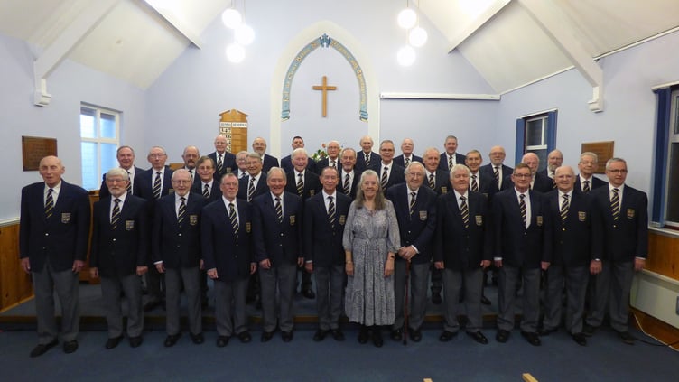 Minehead Male Voice Choir is marking its 25th anniversary with a special concert on March 22.