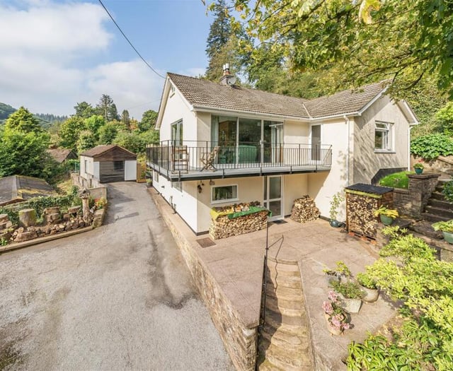 Delightful home overlooking rolling Exmoor hills on market for £675K