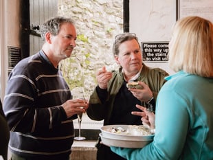 Oysters treat for guests at food guide launch