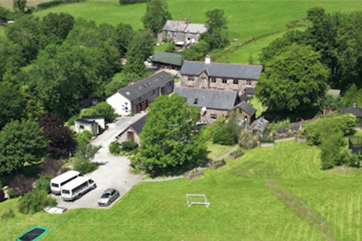 An aerial view of the Libra School site on the edge of Exmoor. PHOTO: Blackford Education.