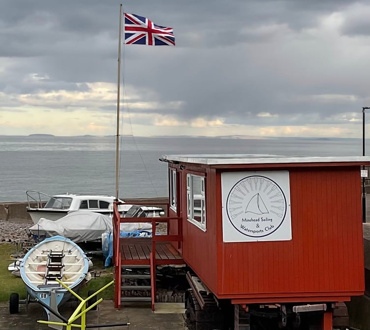 Minehead Sailing and Watersports Club's headquarters beside the town's harbour.