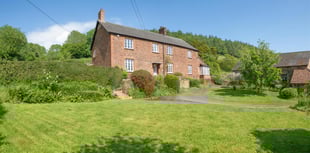 Five bedroom farmhouse with beautiful surroundings is on the market