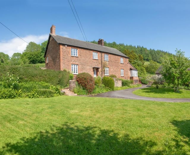 Five bedroom farmhouse with beautiful surroundings is on the market