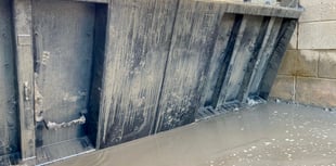 Gate repairs finally underway in marina
