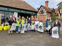 Volunteers aid village litter pick
