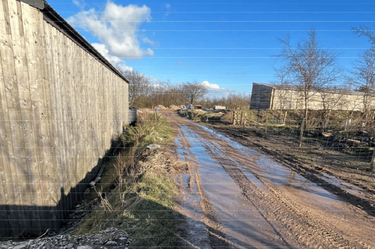 The site of a proposed venison processing plant near Treborough Common, on  Exmoor. PHOTO: Channel Architecture Ltd.