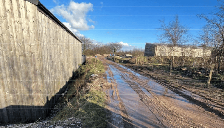 The site of a proposed venison processing plant near Treborough Common, on Exmoor. PHOTO: Channel Architecture Ltd.