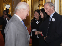 'Our Tony' meets the King and Queen