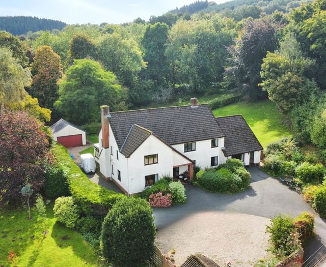Great countryside getaway in West Somerset available for £995,000