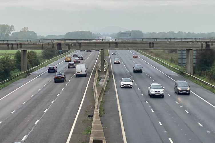 Concern has been expressed in Parliament over frequent lengthy closures of the M5 through Somerset. PHOTO: Daniel Mumby.