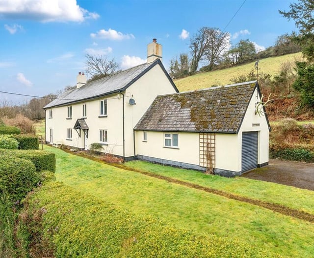 Farmhouse located in the heart of Exmoor available for £825,000