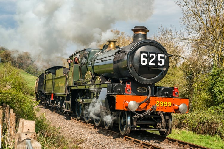 GWR 2900 4-6-0 no.2999 ‘Lady of Legend’ will be running some regular West Somerset Railway services as well as visiting for the spring steam gala. PHOTO: Mike Lanning.