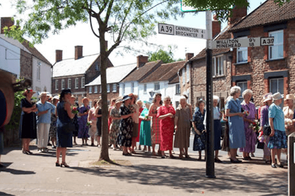 A previous Stowey Female Friendly Society women's walk. PHOTO: Quantock Online.