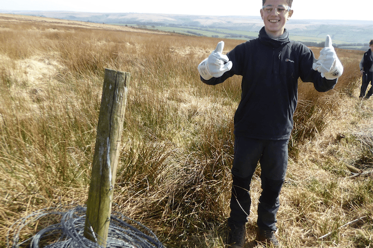 The next generation of Exmoor rangers are already at work in the national park. PHOTO: ENPA.