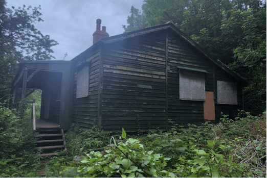 The derelict Hurlstone Bungalow, near Porlock. PHOTO: Ivo Carew Architects.