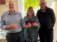 Village defibrillator funding dismay lifted by retirees' cheque