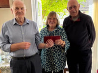 Village defibrillator funding dismay lifted by retirees' cheque