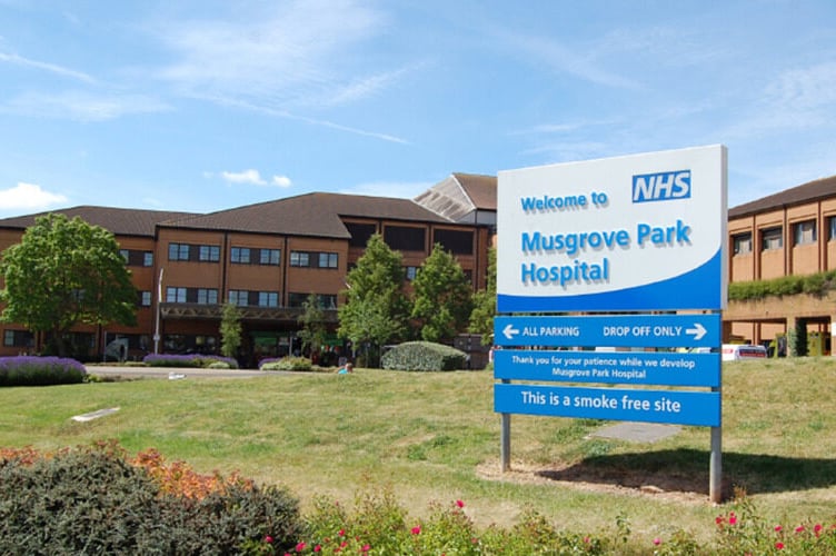 Musgrove Park Hospital are now operating a one way system amid construction 