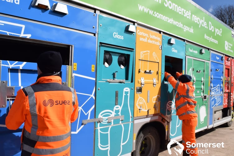 Recycling collection crew