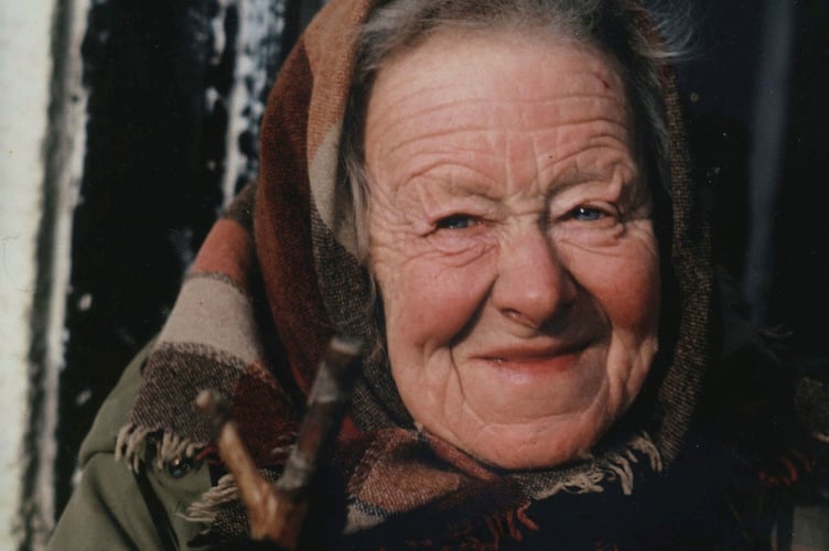 Hope Bourne, 'Lady of Exmoor', in whose footsteps walkers are being invited to tread. PHOTO: ENPA.