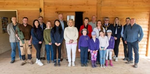 Minister opens woodland cabin to bring children closer to nature