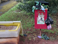 Public outcry over state of overflowing dog poo bins 