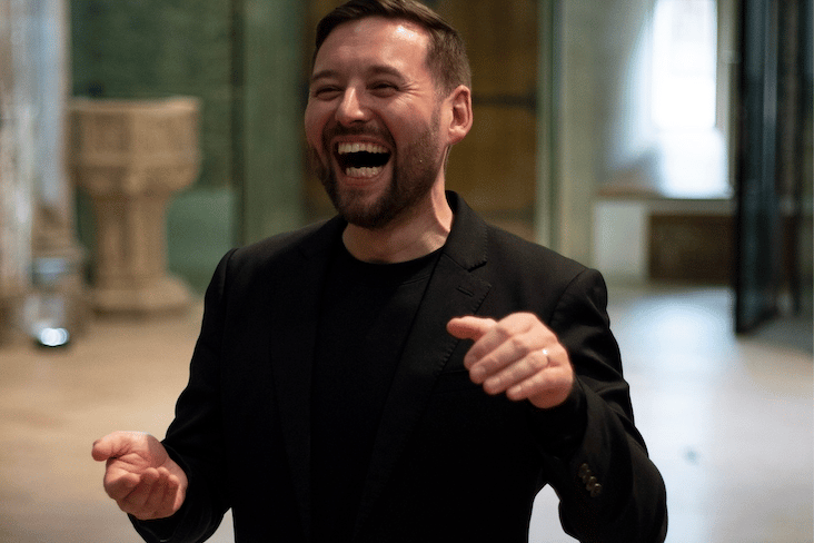 Dunster Festival artistic co-director Rory McCleery is running a choral workshop during this year's event.