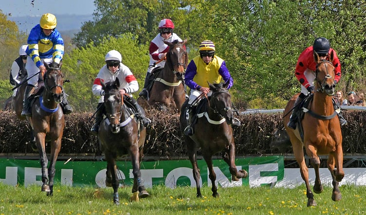 Point to point racing at Cothelstone on Easter Monday attracts big crowd