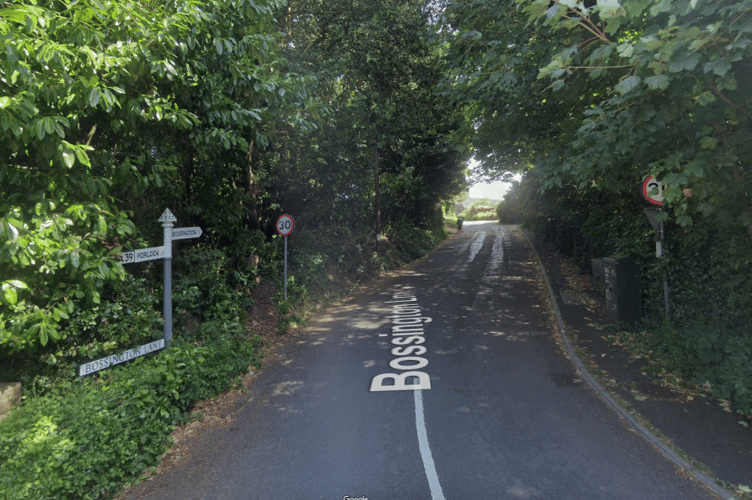 Motorists using Bossington Lane, Porlock, drive at an average speed of 15 mph. PHOTO: Google Maps.