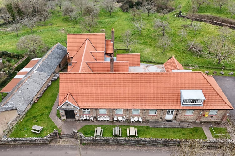 The new roof on Old Cleeve's Lysaght Village Hall and Club.